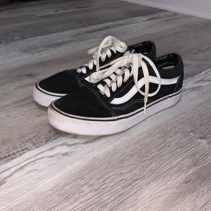 Black old Skool vans